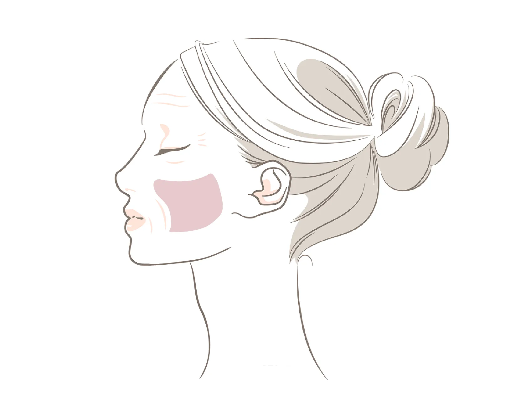 頬